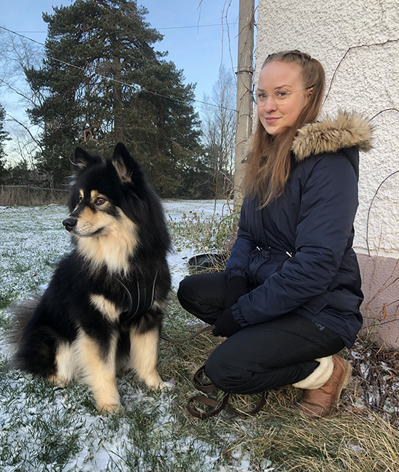 Foto av Benita som berättelsen handlar om